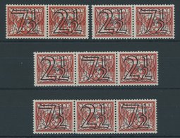 NIEDERLANDE 357,359 **, 1940, 21/2 Und 71/2 C. Fliegende Taube, Alle 4 Zusammendrucke, Postfrisch, Pracht, Mi. 118.- - Autres & Non Classés