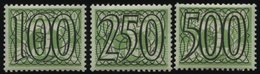 NIEDERLANDE 372-74 *, 1940, 100-500 C. Fliegende Taube, Falzrest, 3 Prachtwerte - Andere & Zonder Classificatie