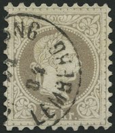 ÖSTERREICH 40IIa O, 1881, 25 Kr. Lilagrau, Feiner Druck, K1 .... LEMBERG, Pracht, Mi. 200.- - Oblitérés