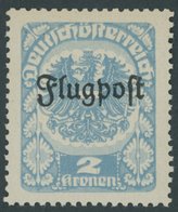 ÖSTERREICH 1918-1938 III **, 1922, 2 Kr. Grünlichblau, Postfrisch, Pracht, Mi. 80.- - Altri & Non Classificati