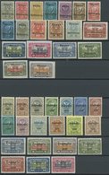 ÖSTERREICH 1918-1938 321-59 **, 1920/1, Volksabstimmung Und Hochwassergeschädigte, 2 Postfrische Prachtsätze, Mi. 82.- - Other & Unclassified