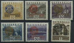 ÖSTERREICH 518-23 *, 1931, Rotary, Falzrest, Prachtsatz - Altri & Non Classificati