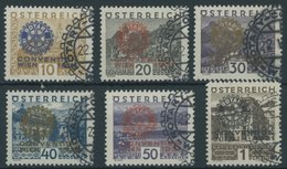ÖSTERREICH 518-23 O, 1931, Rotary, Sonderstempel, Prachtsatz, Mi. 360.- - Andere & Zonder Classificatie