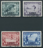 ÖSTERREICH 1918-1938 551-54 O, 1933, FIS I, Prachtsatz - Altri & Non Classificati