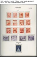 SAMMLUNGEN **, Postfrische Sammlung Österreich Von 1945-90 Ab Mi.Nr. 697, Bis Auf 3 Kleine Werte 1984 Und 1989 Komplett  - Colecciones