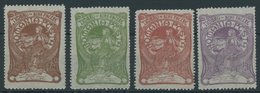 RUMÄNIEN 161-64 **, 1906, Wohlfahrt, Sehr Dünnes Papier, Postfrisch, üblich Gezähnter Prachtsatz - Otros & Sin Clasificación