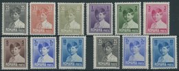 RUMÄNIEN 320-28,353-55 **, 1928, König Michael I, Ohne Wz. Und Wz. 4, 2 Postfrische Prachtsätze, Mi. 80.- - Otros & Sin Clasificación