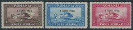 RUMÄNIEN 372-74Y **, 1930, Flugpost, Normale Zähnung, Postfrischer Prachtsatz, Mi. 75.- - Otros & Sin Clasificación