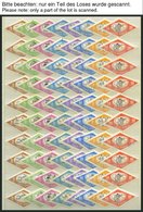 RUMÄNIEN 2317-24B O, 1964, Olympische Sommerspiele, Ungezähnt, 1000x, Pracht, Mi. 6000.- - Autres & Non Classés