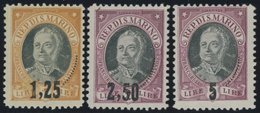 SAN MARINO 133-35 **, 1927, 1.25 L. - 5.00 L. Onofri, Postfrischer Prachtsatz, Gepr. Zumstein, Mi. 180.- - Otros & Sin Clasificación