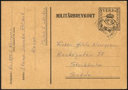 SCHWEDEN 1960, K1 SVENSKA FN-BATAILONEN/KONGO Auf Feldpost-Vordruckkarte Des Schwedischen UN-Kontingentes Aus Dem Kongo, - ... - 1855 Préphilatélie