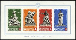 SCHWEIZ BUNDESPOST Bl. 5 *, 1940, Block Pro Patria, Pracht - 1843-1852 Correos Federales Y Cantonales