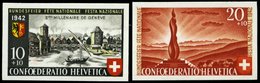 SCHWEIZ BUNDESPOST 410/1 **, 1942, Einzelmarken Pro Patria, Mi. 60.- - 1843-1852 Federale & Kantonnale Postzegels