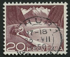 SCHWEIZ BUNDESPOST 533I O, 1949, 20 C. Grimsel-Stausee, Type I, Pracht, Mi. 85.- - 1843-1852 Federale & Kantonnale Postzegels