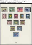 LOTS **, Postfrische Restpartie Schweiz Von 1955-63, Mit Einigen Ausgaben Ämter Bis 1976, Prachterhaltung - Collections