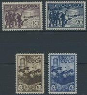 SOWJETUNION 614-17 **, 1938, Bergung Der Expeditionsmannschaft, Postfrischer Prachtsatz, Mi. 70.- - Gebraucht