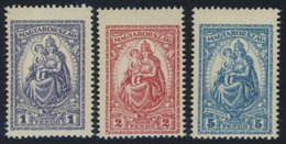 UNGARN 427-29 *, 1926, Patrona Hungariae, Falzrest, Prachtsatz - Andere & Zonder Classificatie