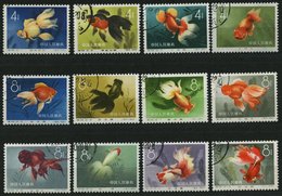 CHINA - VOLKSREPUBLIK 534-45 O, 1960, Goldfische, Prachtsatz, Mi. 130.- - Andere & Zonder Classificatie