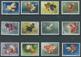 CHINA - VOLKSREPUBLIK 534-45 O, 1960, Goldfische, Prachtsatz, Mi. 100.- - Andere & Zonder Classificatie