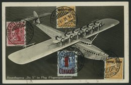 KOLUMBIEN 29.6.1932, Erstflugkarte Cali-Bogota, Rückseitige Frankatur, Pracht - Colombia