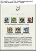 SPORT **,Brief,o , Offizielle ARD-Olympia-Sammlung 1948-88, Pracht - Altri & Non Classificati