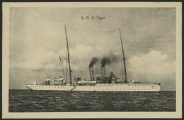 ALTE POSTKARTEN - SCHIFFE KAISERL. MARINE S.M.S. Tiger, Ungebrauchte Karte - Krieg