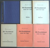 PHIL. LITERATUR Altdeutschland Unter Der Lupe - Baden - Lübeck, Band I, 4. Auflage, 1956, Ewald Müller-Mark, 374 Seiten, - Filatelia E Storia Postale