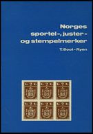 PHIL. LITERATUR Norges Sportel-, Juster- Og Stempelmerker, 1975, Oslo Filatelistklubb, 50 Seiten, Mit Farbiger Tafel Und - Filatelia E Storia Postale