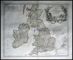 Postroutenkarte Von Großbritannien Und Irland, Carte Des Grandes Routes - Andere & Zonder Classificatie