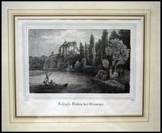 GRIMMA: Schloß Döben, Lithographie Aus Saxonia Um 1840 - Litografia