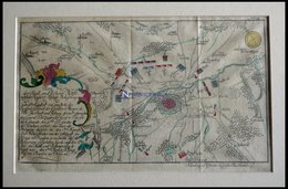 NEISSE, Festungsplan Der Belagerung Vom 4.8.1758, Altkolorierter - Litografia