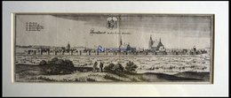 STRASBURG/UCKERMARK, Gesamtansicht, Kupferstich Von Merian Um 1645 - Litografia