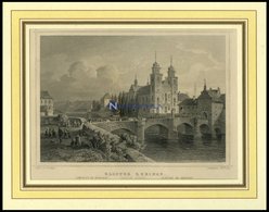 KLOSTER RHEINAU/KANTON ZÜRICH, Stahlstich Von Lange/Kolb Um 1840 - Lithographies