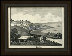 CADIZ, Gesamtansicht, Lithografie Aus Neue Bildergalerie Um 1840 - Litografía