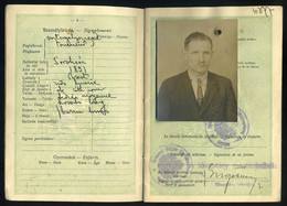 90055 1927. 2000K  Régi , Fényképes útlevél /1927 Vintage Photo Passport - Non Classificati