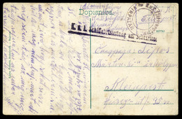 93751 K.u.K. Haditengerészet, I.VH. Képeslap EP Virpazar + Schiffahrtsleitung Bélyegzéssel - Lettres & Documents