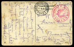 93662 K.u.K. Haditengerészet, I.VH.1916. Képeslap , MFP Pola  + S.M.Boot 99M  Bélyegzéssel - Lettres & Documents