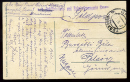 93694 K.u.K. Haditengerészet, I.VH 1917. Képeslap A Damfer Tiszáról Schiffstations Undbahnhoffkommando Navy - Lettres & Documents