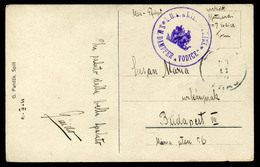 93810 K.u.K. Haditengerészet, I.VH 1916. Képeslap S.M. Dampfer Vodice Bélyegzéssel. Ritka! - Lettres & Documents