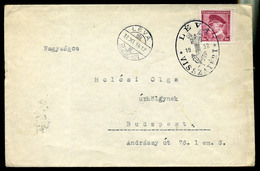 94014 LÉVA 1938. Visszatérés Levél, Cseh Bélyeggel Budapestre Küldve - Lettres & Documents