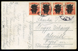 94048 GÖDÖLLŐ 1920. Képeslap, Búzakalász 4*10f Alcsútra Küldve - Lettres & Documents