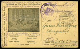 94058 I. VH . 1916. Grafikus Táboriposta Levlap Dorozsmára Küldve - Lettres & Documents