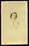 94127 PEST 1865-70. Strelisky : Adelina Patti 1843-1919. Opera énekesnő , Ritka Visit Fotó - Célébrités