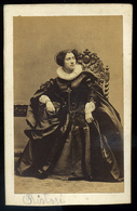 94148 PÁRIZS 1865. Cca.  Disderi : Adelaide Ristori 1822-1906. Opera énekes Visit Fotó - Célébrités