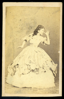 94160 BÉCS 1860. Cca. L.T.Neumann : Josefine Galmayer 1838-1884 Opera énekes Visit Fotó - Célébrités