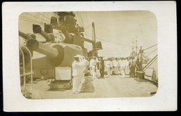 93794 K.u.K. HADITENGERÉSZET I. VH .SMS Admiral Spaun , Fotós Képeslap A Fedélzetről  /  KuK NAVY WW I. SMS Admiral Spau - Guerre