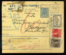 92978 EPERJES 1918. Csomagszállító Budapestre  /  Parcel Postcard To Budapest - Colis Postaux