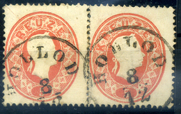 94469 HOLLOD 5kr Pár Szép Bélyegzés (350p)  /  5 Kr Pair Nice Pmk (350p) - Oblitérés