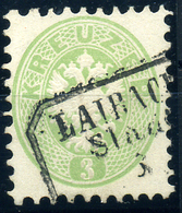 94490 LAIBACH 3Kr Szép Bélyegzés  /  3 Kr Nice Pmk - Oblitérés