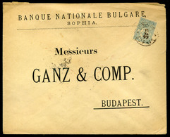 94551 BULGÁRIA 1899. Szép Céges Levél Budapestre Küldve  /  Nice Corp. Letter To Budapest - Lettres & Documents